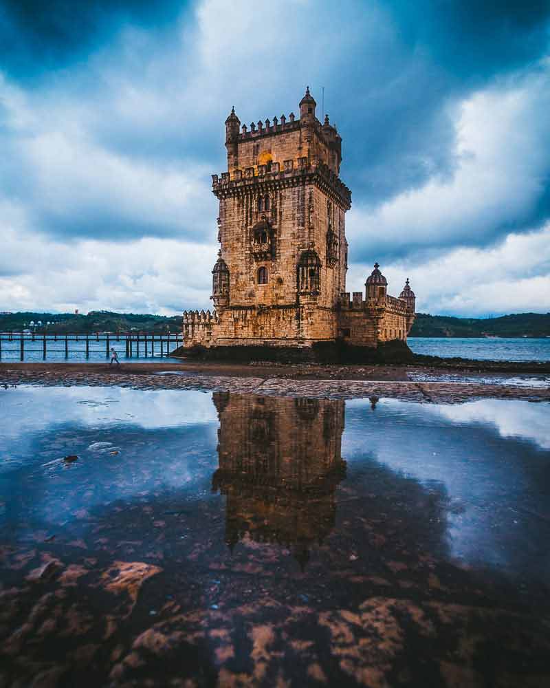 Lisbon attractions photo of the belem tower in lisbon portugal