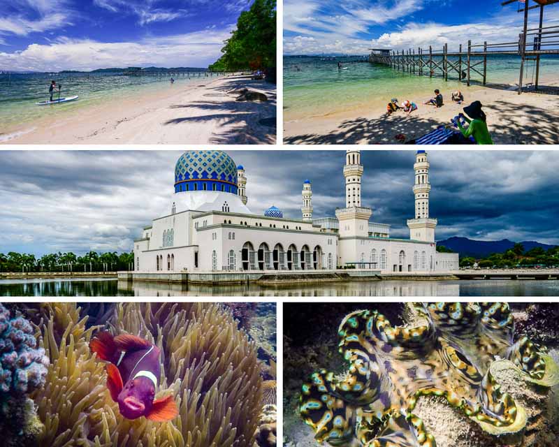Mari Mari Island and the Floating Mosque - places to visit in Sabah