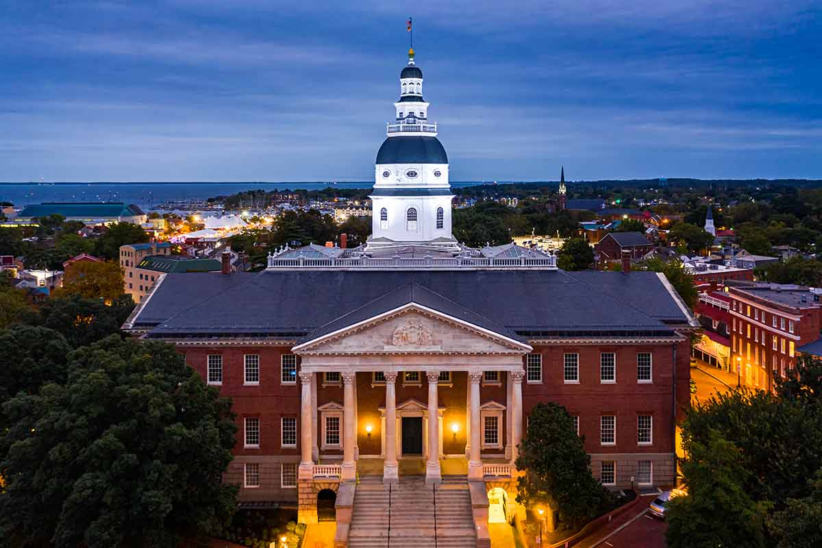 Maryland Historical Landmarks Annapolis Statehouse