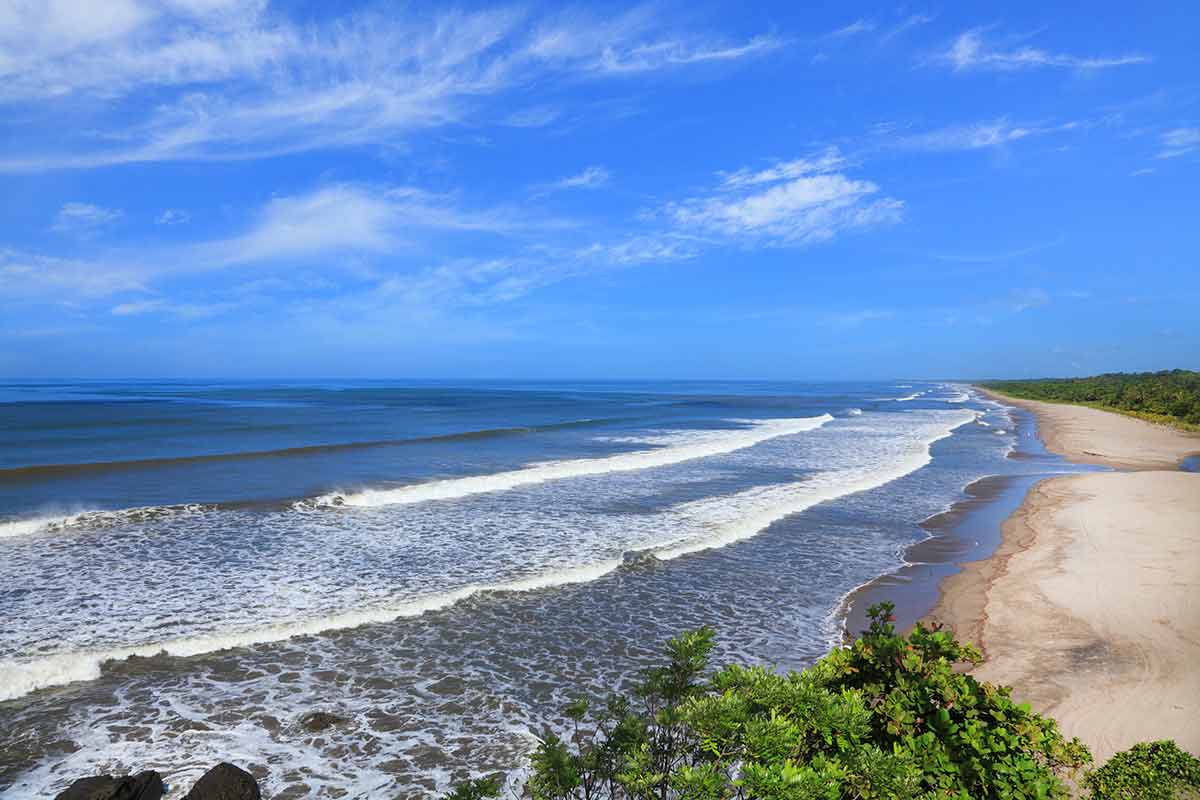 Montelimar beach Nicaragua blue sky