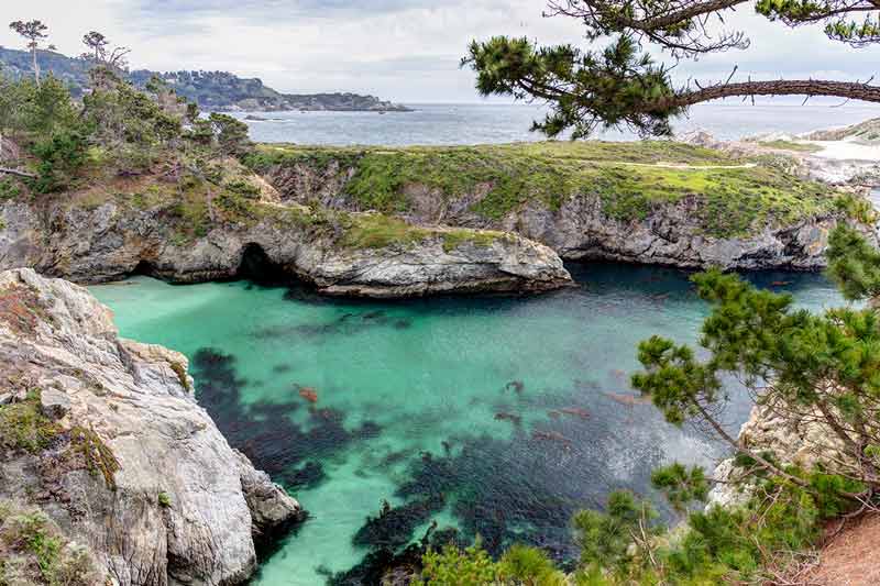 Monterey point lobos emerald water