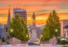 20 Things To Do In Lynchburg, Virginia That Will Change Your Mind About the City Monument terrace statue of soldier