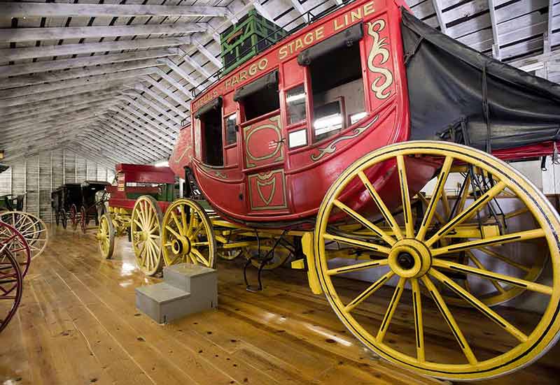 Nebraska Landmarks Pioneer Village stagecoach