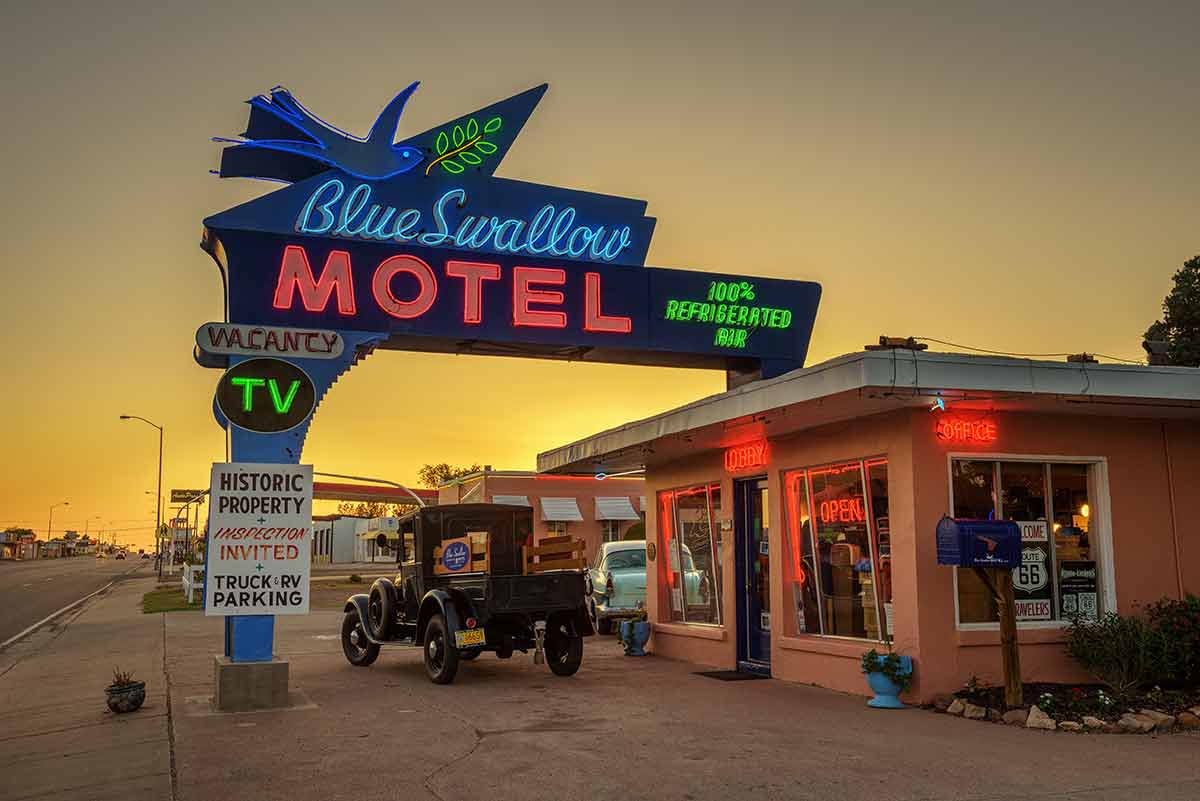 New Mexico Blue Swallow Motel