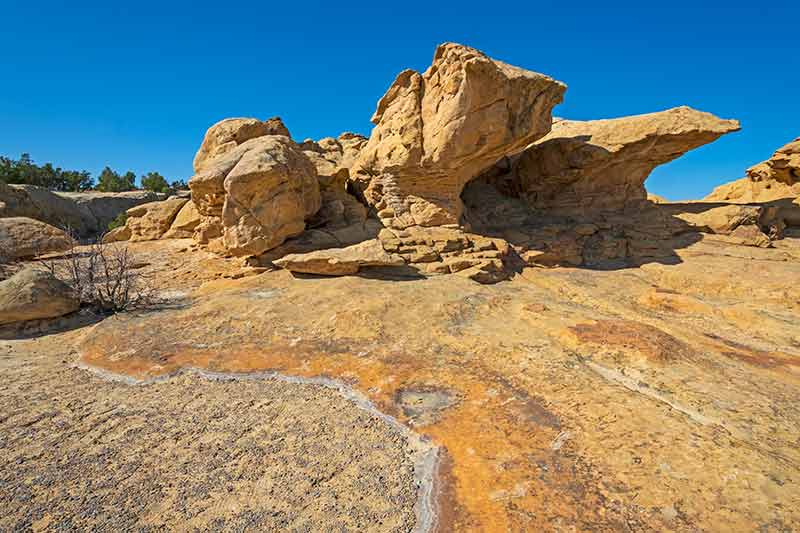 New Mexico National Parks El Malpais rock formations