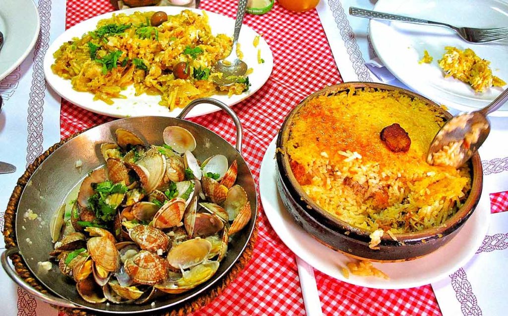 A delicious Portuguese meal at O Santos Comida Portuguesa