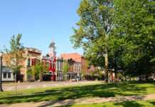 20 Best Things To Do In Saugatuck Michigan Saugatuck colourful buildings across from the park