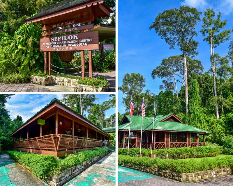 Sepilok Orangutan Rehabilitation Centre Visitors Entrance
