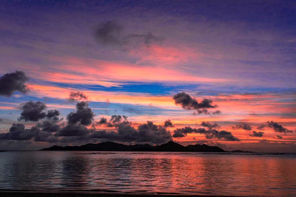 Seychelles Sunset Anse Reunion