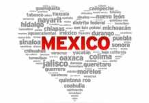 States of Mexico I Love Mexico Illustration on white background.