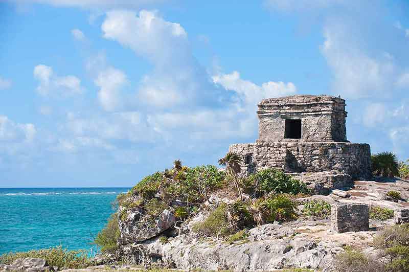 States of Mexico Yucatan tulum's mayan ruins by the sea