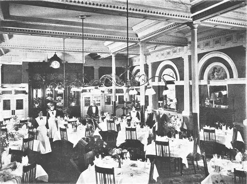 The Carrington historic dining room