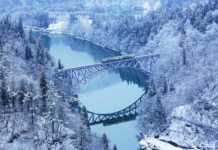 Things to do in Japan in winter First Tadami River Bridge