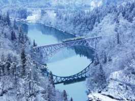 Things to do in Japan in winter First Tadami River Bridge