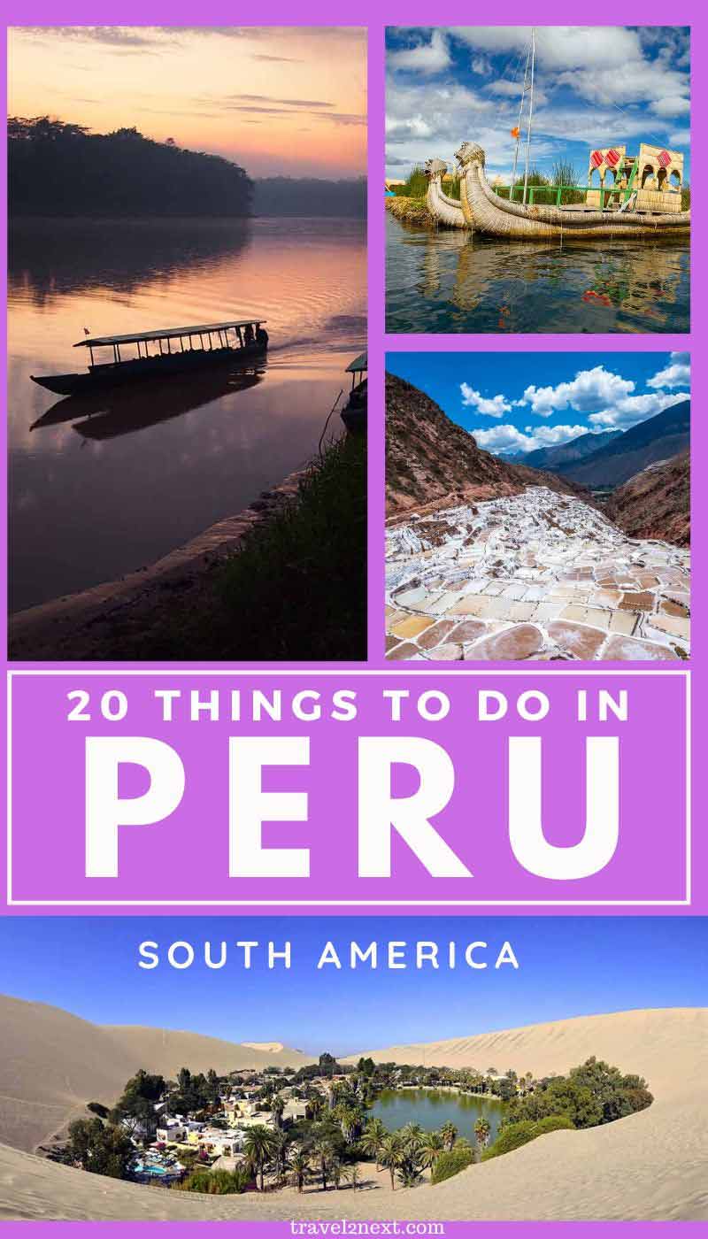Things to do in Peru