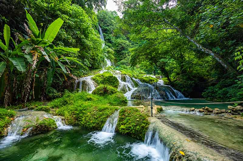 Mele Cascades Waterfall in Vanuatu