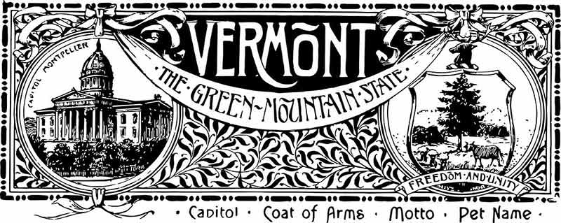 Vermont green mountain state