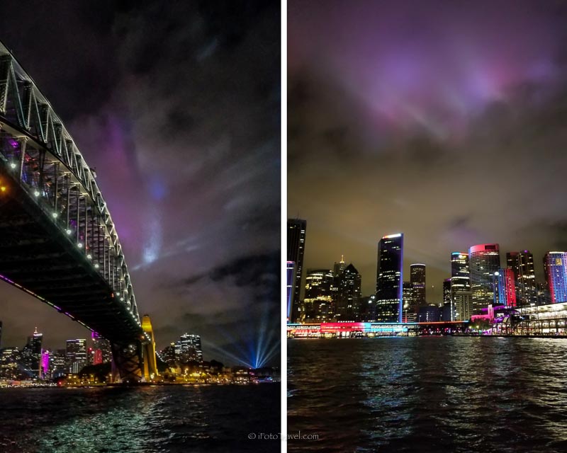 Vivid Sydney Light Festival - Sydney Harbour Bridge Circular Quay