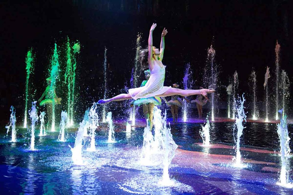 Water show at the House of dancing water