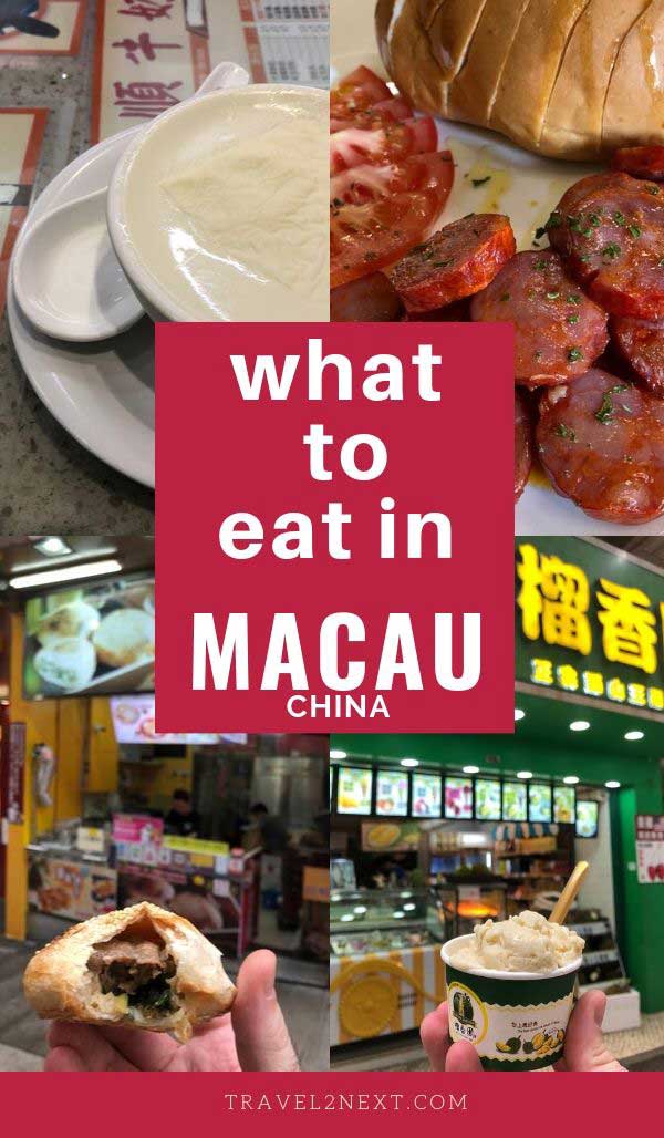 What to eat in Macau