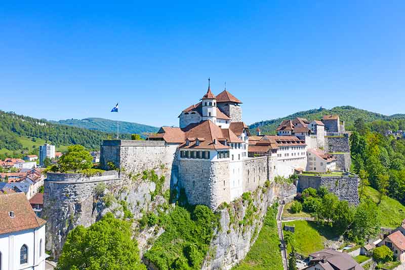 aarburg castle in Switzerland