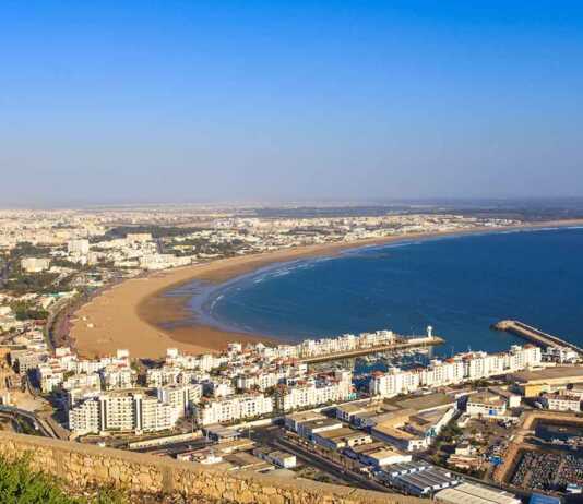aerial view of agadir