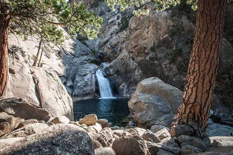 all national parks in california waterfall