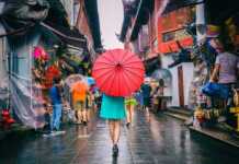 Living in China: What No One Tells You Before You Move People Woman Walking In Chinatown Shopping Street