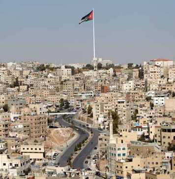 20 things to do in Amman that blend ancient and modern cityscape with Raghadan flagpole