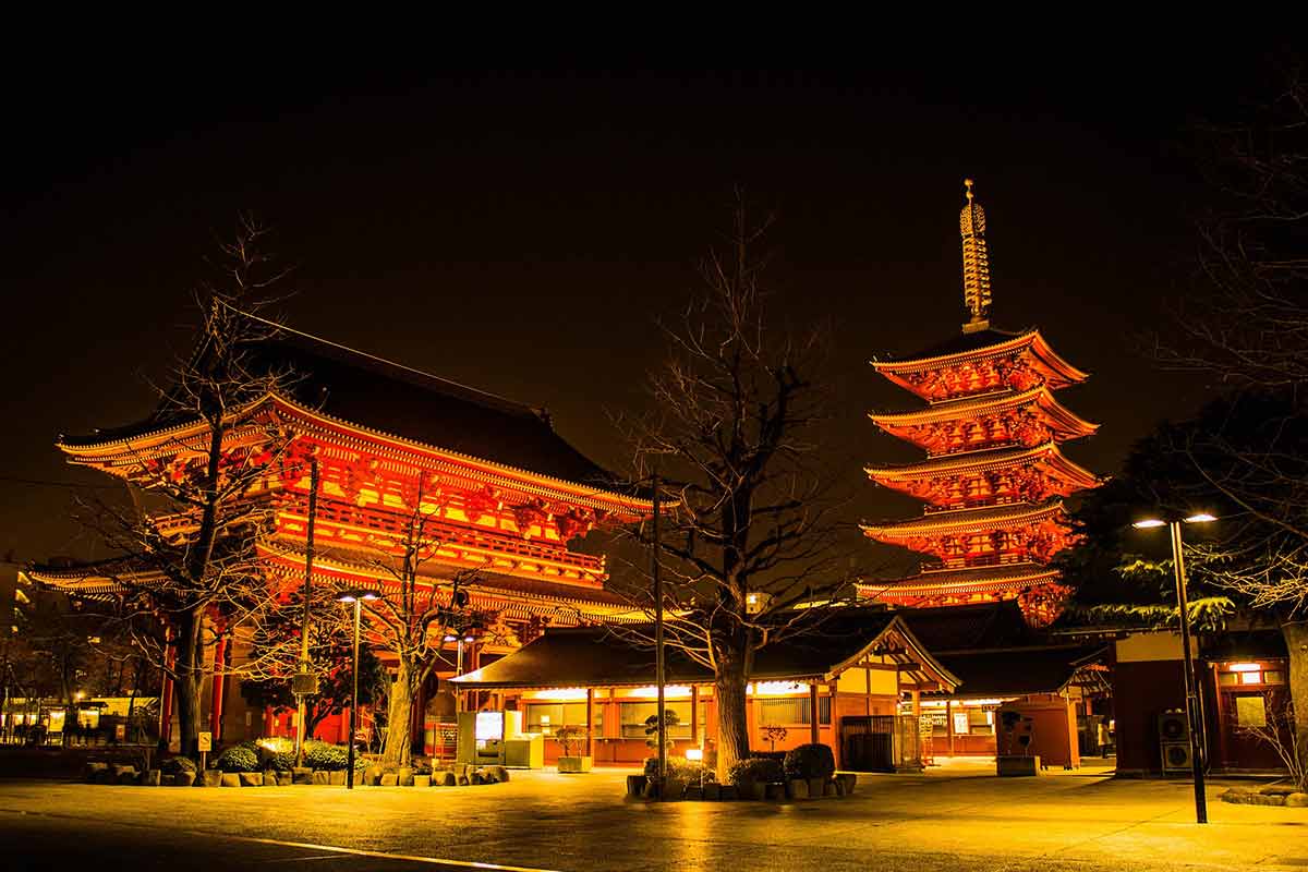 visit Asakusa Temple 2 weeks in Japan