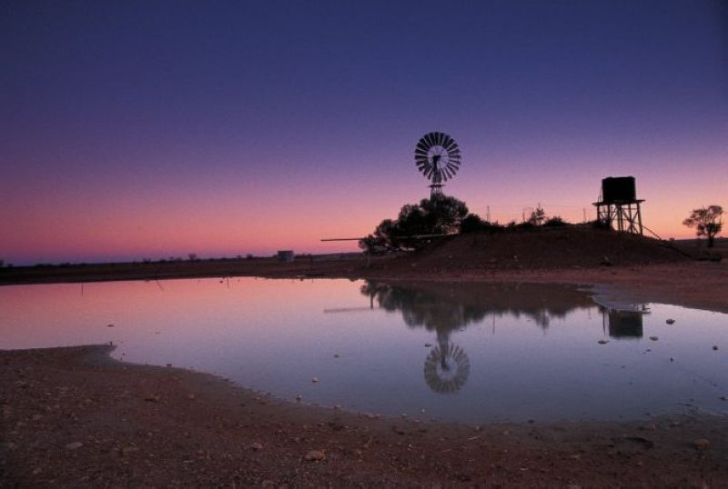 australian outback photo essay windmill