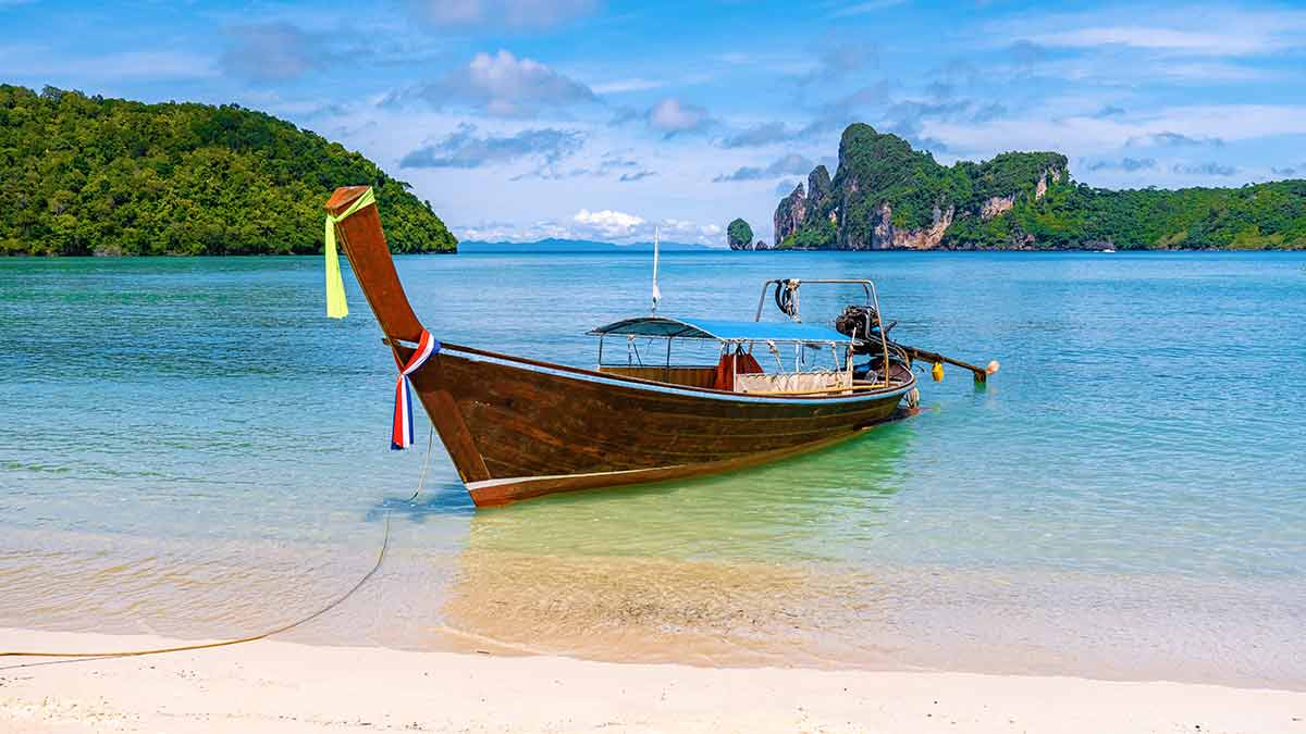 Koh Phi Phi Don Thailand, Longtail Boats