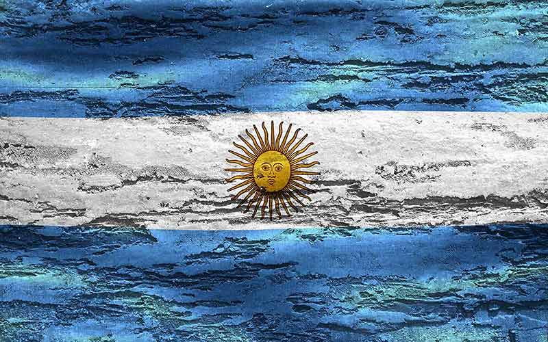 beaches in argentina Argentina flag