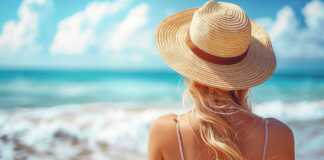 woman staring at the sea