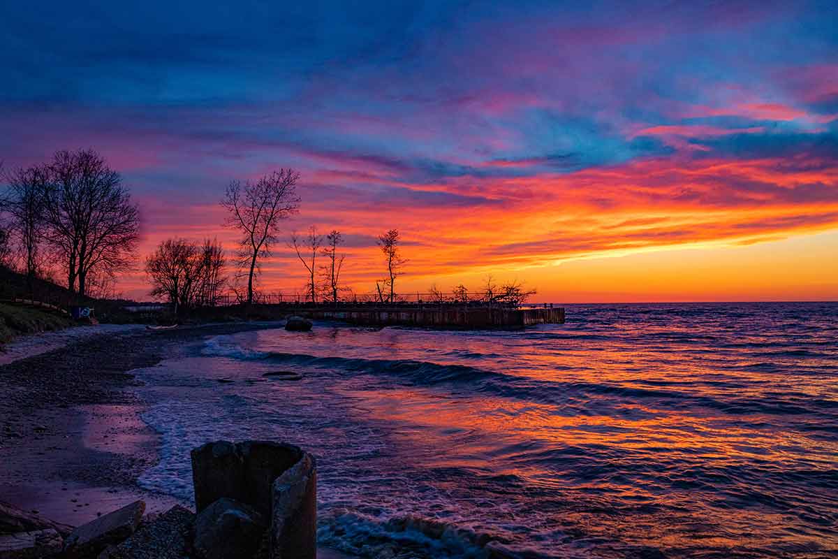 beaches ohio lake eerie rubes landing