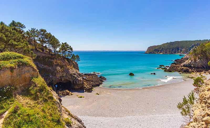best beaches in france Plage de l'île Vierge, Brittany