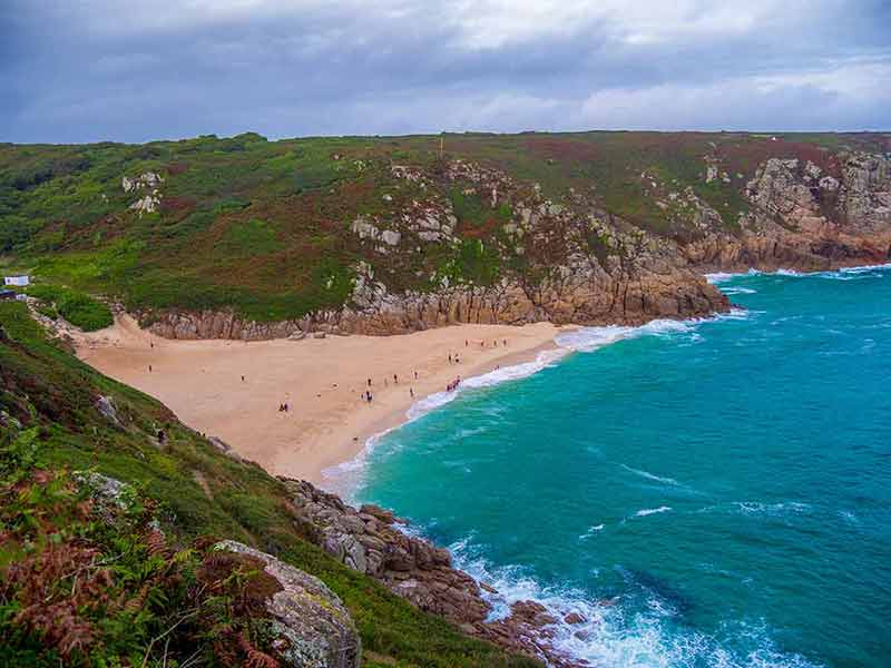 Soaring cliffs and coves typical of the best beaches in north west england