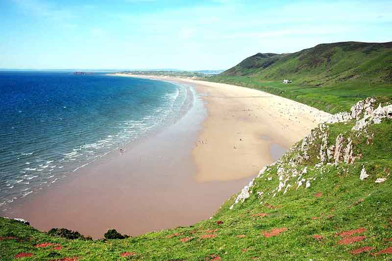 best beaches in the uk Welsh coastline