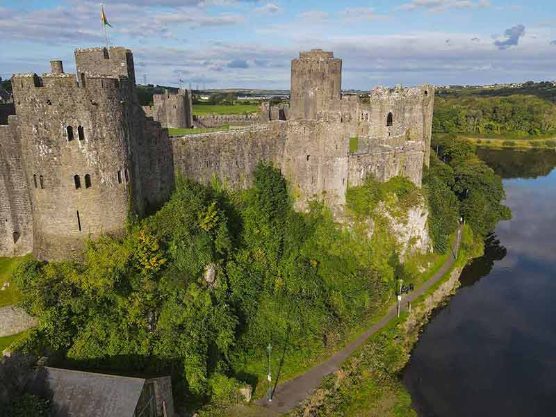 best castles in wales Pembroke Castle