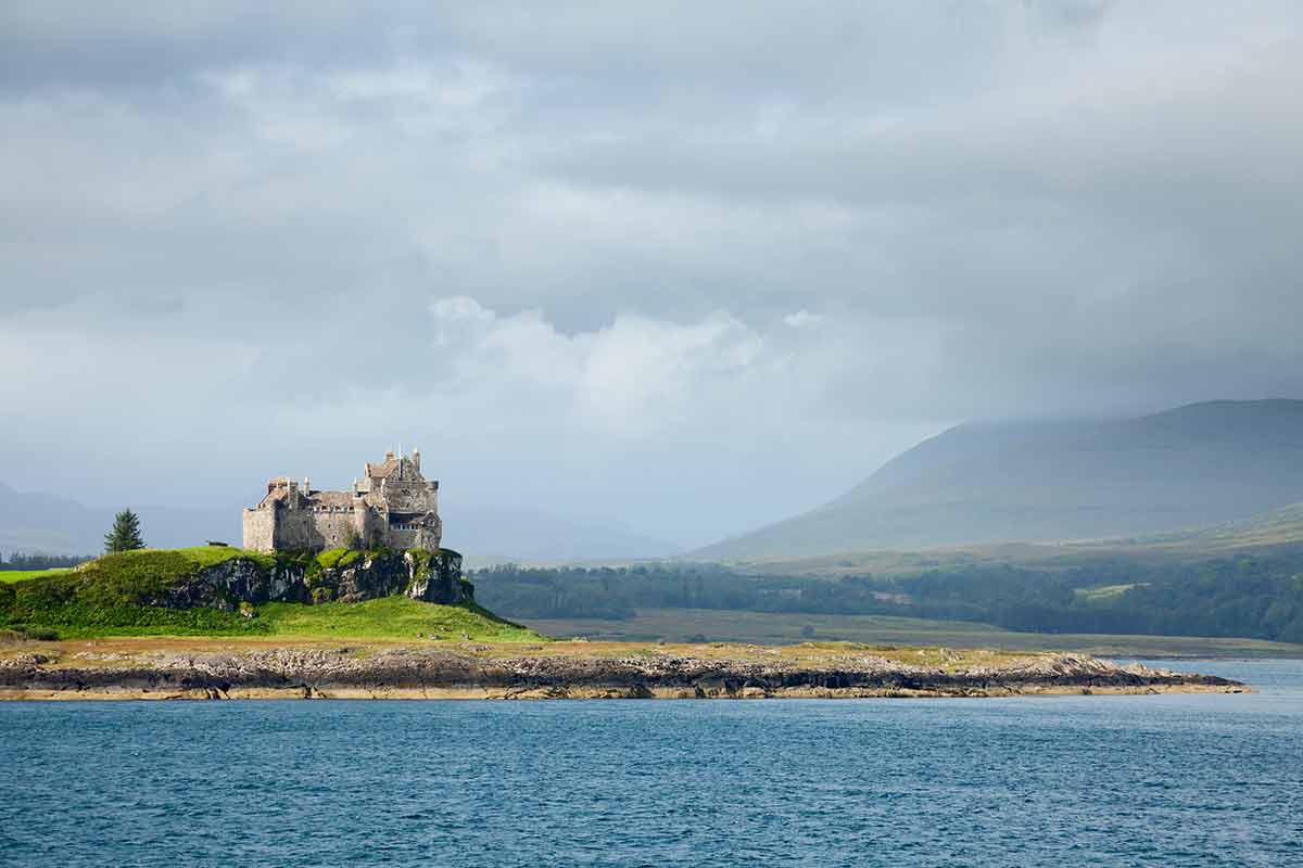 best castles to stay in scotland Duart Castle on the Isle of Mull