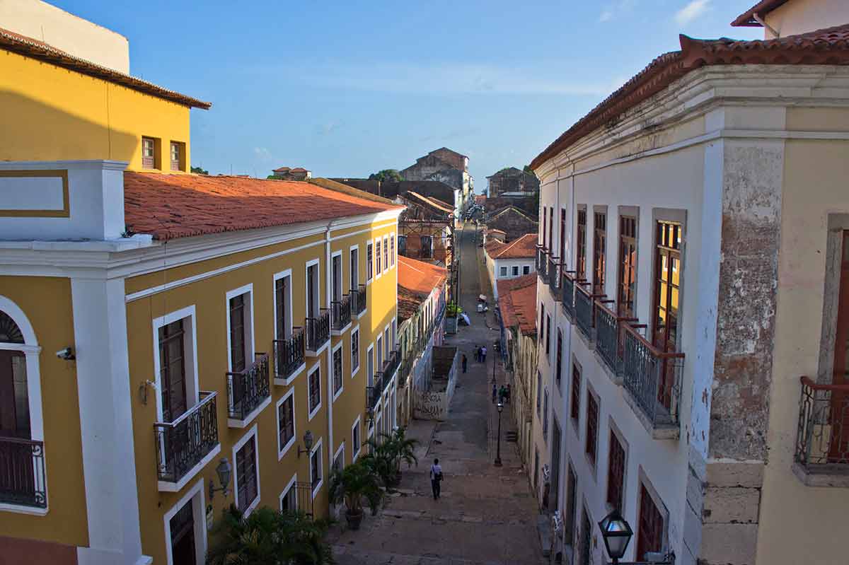 Sao Luis, Old City Street View, Brazil, South America