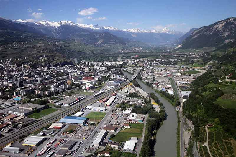 Sion city, Switzerland