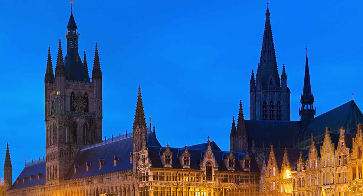 Cloth Hall And Belfry In Ypres
