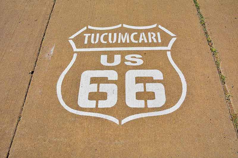 Route 66 Sign In Tucumcari, New Mexico