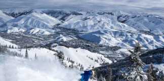 best idaho ski resorts sun valley expert skiing down the mountain