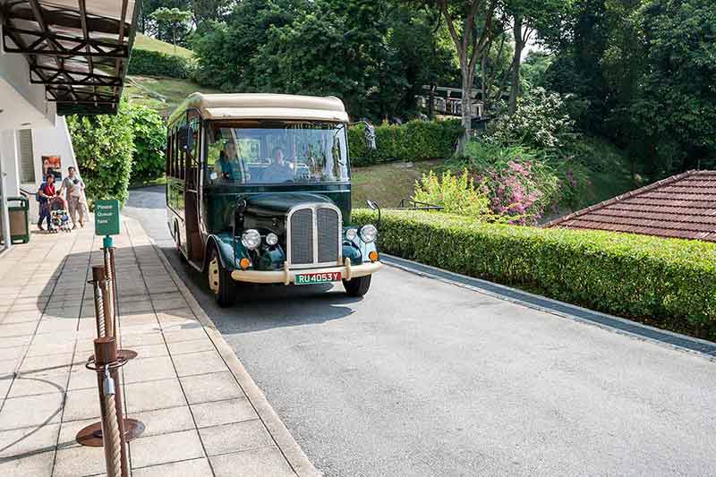 Shuttle Bus Of Military Museum Fort Siloso, Singapore