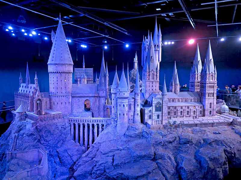best season to visit england Scale model of Hogwarts