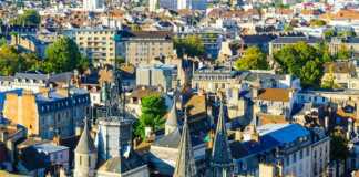 Aerial View Of The Historic Center Of Dijon