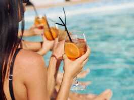 Fresh Cocktails In Hands