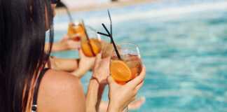 Fresh Cocktails In Hands